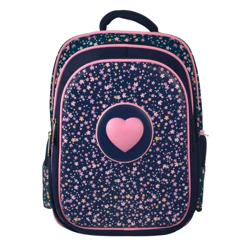 Mochila Escolar Perfect Choice Kiddo - Diseño de Corazón - PC-085294