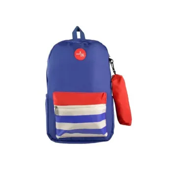 Mochila Perfect Choice Groovy - Escolar - Azul - PC-085324