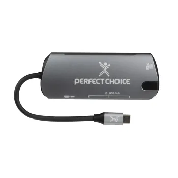 Hub Perfect Choice PC-101246 - USB-C - HDMI / USB-A 3.0 / PD USB-C - PC-101246