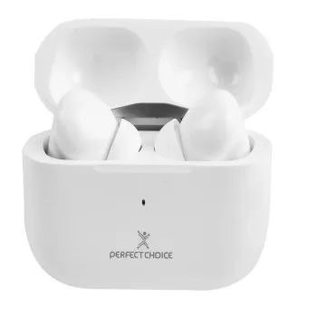 Auriculares Perfect Choice PC-117193 - Inalámbricos - Bluetooth - Blanco - PC-117193