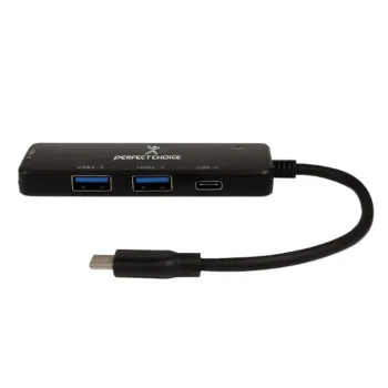 HUB Perfect Choice PC-171652 - USB-C a 2xUSB-A 2.0 / USB-A 3.0 / USB-C - PC-171652