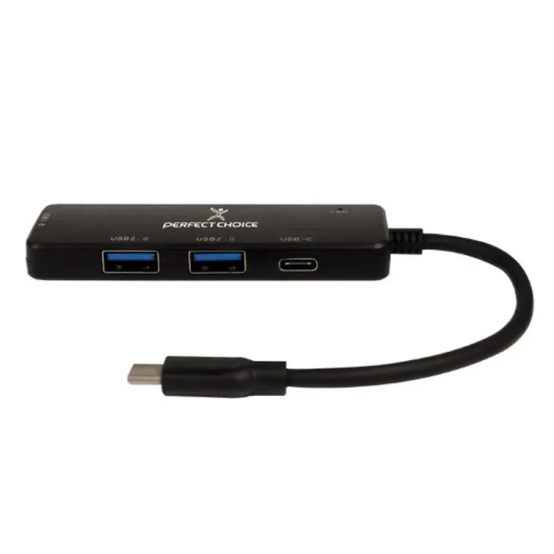 HUB Perfect Choice PC-171652 - USB-C a 2xUSB-A 2.0 / USB-A 3.0 / USB-C - PC-171652