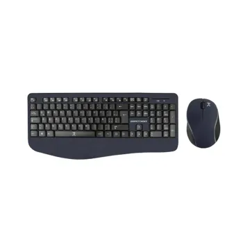 Kit de Teclado y Mouse Perfect Choice PC-201236 - Inalámbrico - Multimedia - Negro - PC-201236
