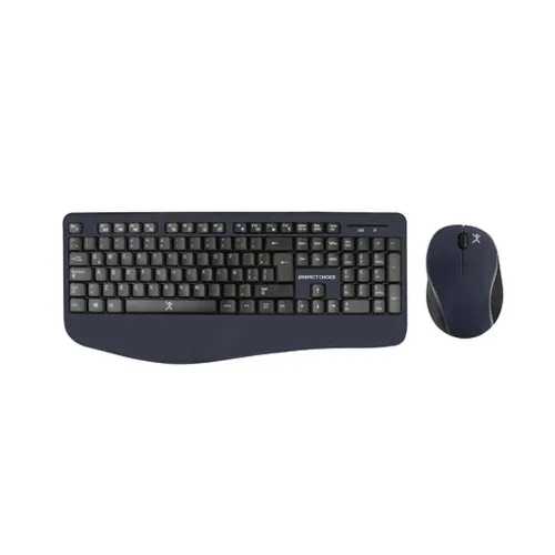Kit de Teclado y Mouse Perfect Choice PC-201236 - Inalámbrico - Multimedia - Negro - PC-201236 Kit de Teclado y Mouse Perfect Choice PC-201236 - Inalámbrico - Multimedia - Negro - PC-201236