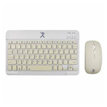 Kit de Teclado y Mouse Perfect Choice Genova - Inalámbrico - Español - Gris - PC-201267