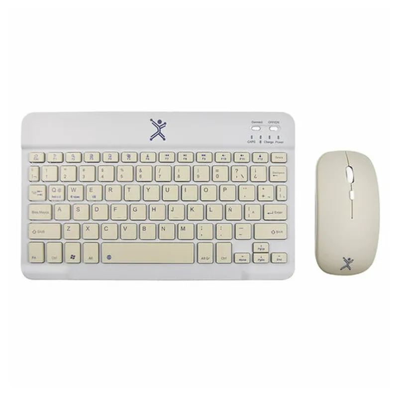 Kit de Teclado y Mouse Perfect Choice Genova - Inalámbrico - Español - Gris - PC-201267