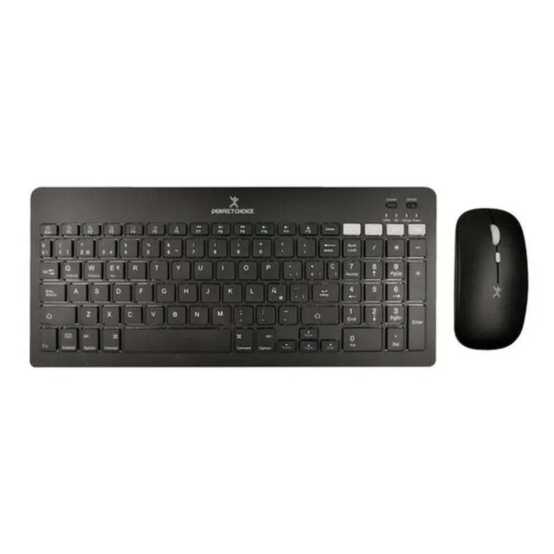 Kit Teclado y Mouse Perfect Choice Zebrary - Inalámbrico - PC-201373