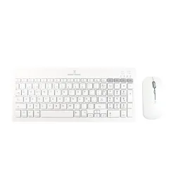 Kit Teclado y Mouse Perfect Choice Zebrary - Inalámbrico - Blanco - PC-201380 Kit Teclado y Mouse Perfect Choice Zebrary - Inalámbrico - Blanco - PC-201380