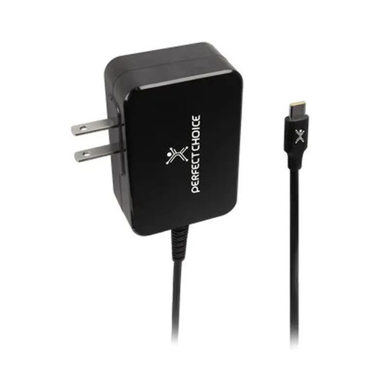 Cargador Perfect Choice PC-240419 - USB-C - Negro - PC-240419