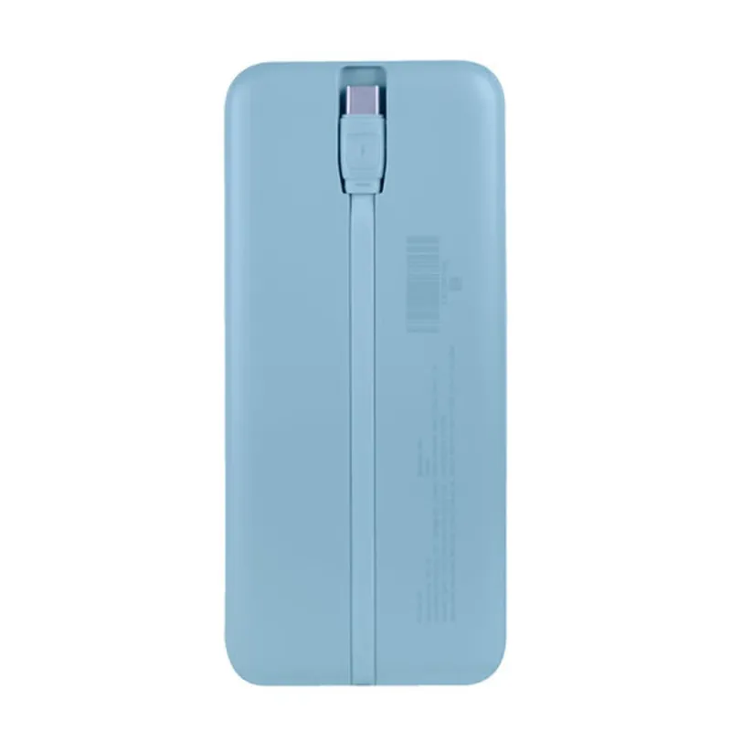 Power Bank Perfect Choice PC-241102 - 10000mAh - USB-A - USB-C - Azul - PC-241102