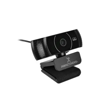 Cámara Web Perfect Lenso - 4K Ultra HD - USB - Micrófono - Negro - PC-320524