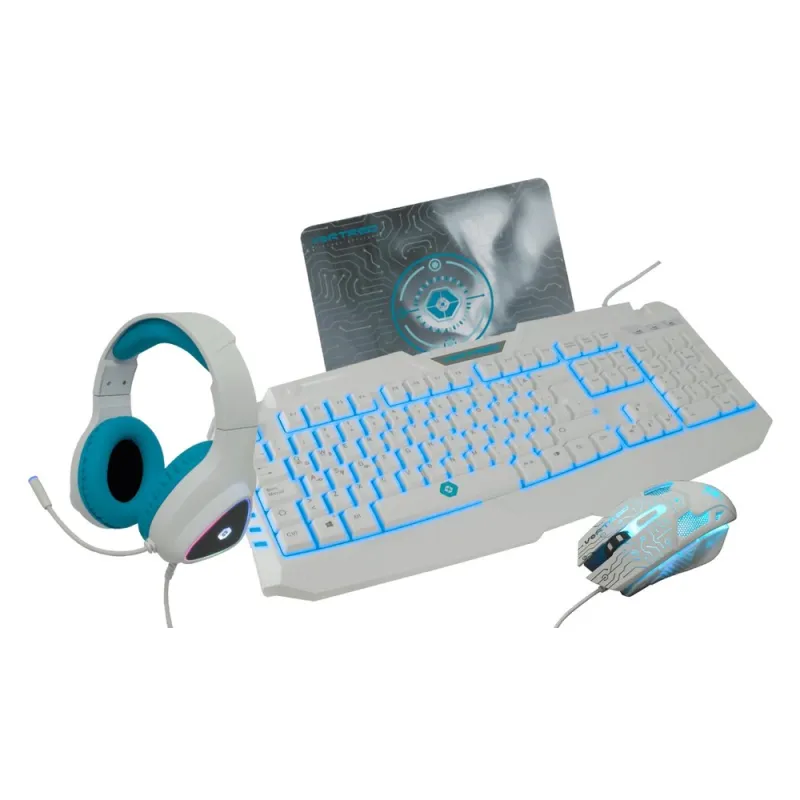 Kit Gamer Vortred Avalanche 4 en 1  - Teclado - Diadema - Mouse - Mouse Pad - V-930457