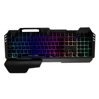 Teclado Gamer Perfect Choice Holder - Alámbrico - Español - Multimedia - RGB  - V-930617