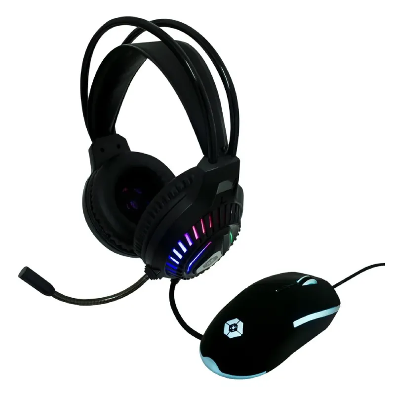 Kit Gamer Vortred Raito - Mouse - Diadema - RGB - Alámbrico - V-930648