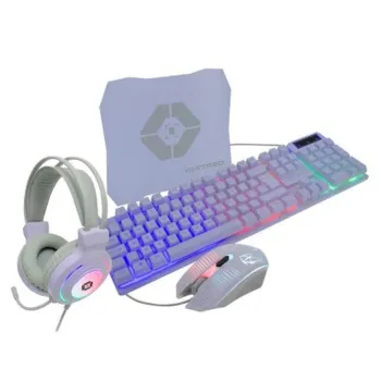 Kit Gamer Vortred Berry - Diadema - Teclado - Mouse - Mouse Pad - Morado - V-930662