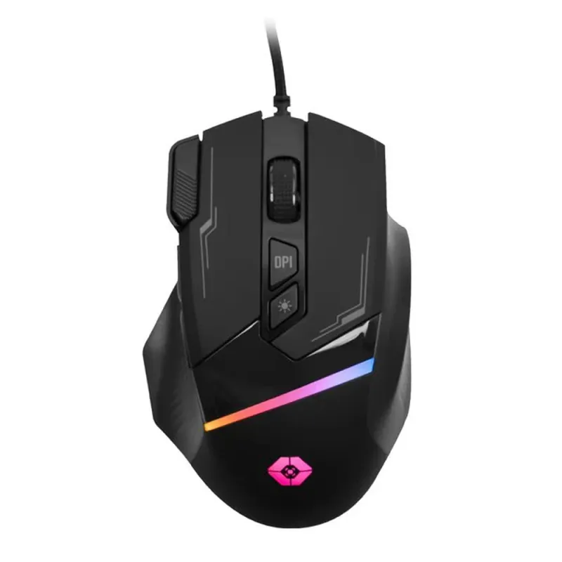 Mouse Gamer Vortred Trapper Extreme - Alámbrico - 8 Botones - RGB - V-930709