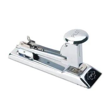 Engrapadora Pilot P0045 - Acero Troquelado - Tira Completa - De Golpe - Tacones Anti-derrapantes - P0045