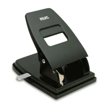 Perforadora Pilot PM-8 - 2 Orificios - Base Anti Derrapante - Hasta 30 Hojas - P1070