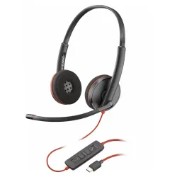 Diadema Poly Blackwire 3220 - Alámbrico - USB-C/A - Micrófono - 8X228A6 Diadema Poly Blackwire 3220 - Alámbrico - USB-C/A - Micrófono - 8X228A6