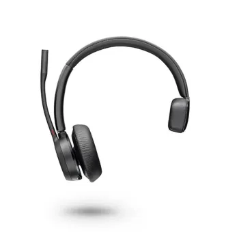 Diadema Poly Voyager 4310-M - Inalámbrico - Micrófono - Negro - Certificación con Microsoft Teams - 77Y91AA