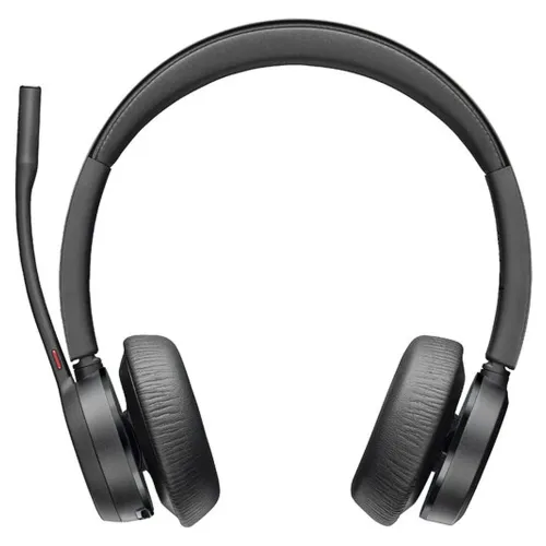 Diadema Poly Voyager 4320 - Inalámbrico - Micrófono - Negro - Certificado para Microsoft Teams - 77Z30AA