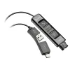Adaptador Poly DA85 - USB a QD - Negro - 786C7AA