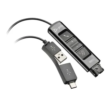 Adaptador Poly DA85 - USB a QD - Negro - 786C7AA
