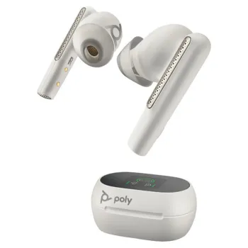 Auriculares Poly Voyager Free 60+ - Bluetooth - Blanco - 7Y8G5AA