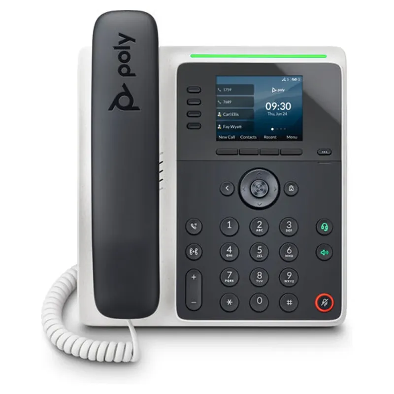 Teléfono IP Poly Edge E220 IP - 2.8" - 4 Líneas - PoE - 82M87AA