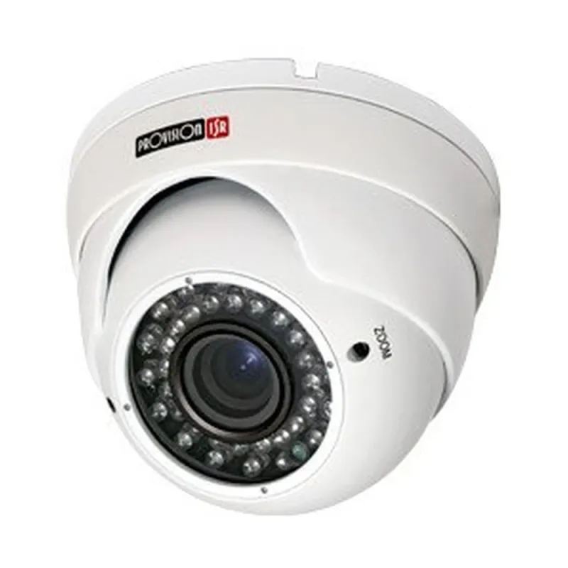 Camara IP Provision ISR DI-380IPV - Domo - IR 30M - 42 leds - Lente 4-12mm - 720P con POE - DI-380IPVF