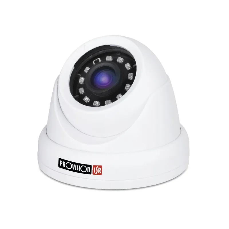 Cámara Provision-ISR DI-390AB36 - 2MP - Domo - Lente Fijo 3.6mm - IP66 Interior - DI-390AB36
