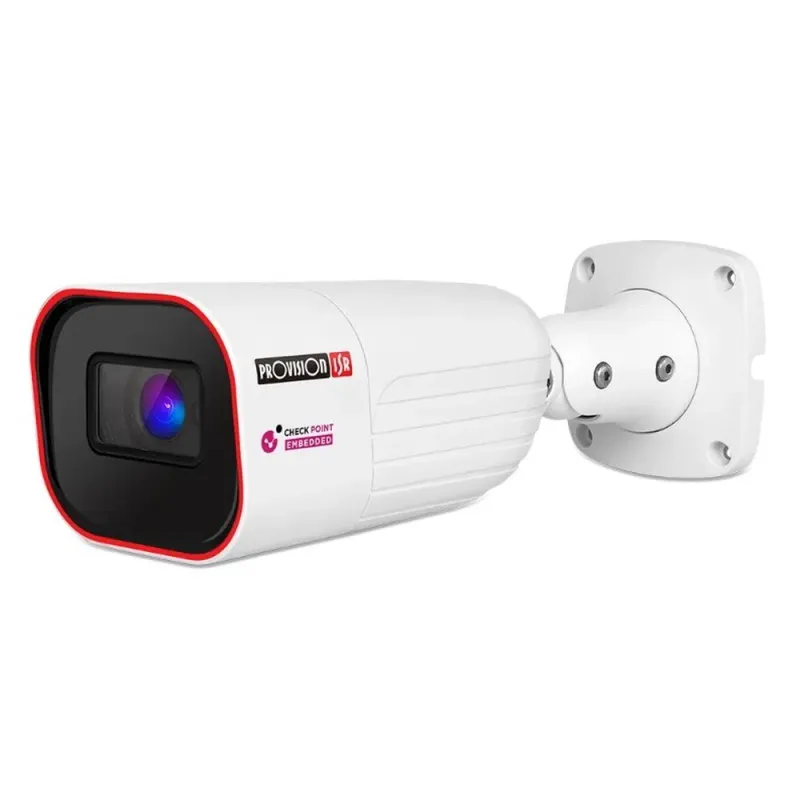 Cámara IP Provision-ISR I6-340IPEN-MVF-V4 - 4MP - Bala - Lente Motorizado 2.8-12mm - IR 60M - Ethernet - Micrófono - I6-340IPEN-MVF-V4