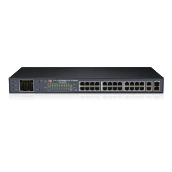 Switch Provision-ISR PoES-24370CL+2G+2SFP - 24 Puertos - Fast Ethernet - 2 SFP - PoES-24370CL+2G+2SFP