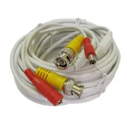 Cable Siames Pre Ensamblado Provision - BNC - DC - 20mts - PR-CA20 Cable Siames Pre Ensamblado Provision - BNC - DC - 20mts - PR-CA20