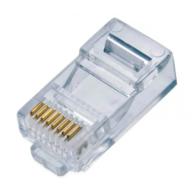 Plug QIAN - Cat5 - RJ45 - Transparente - 100 Piezas - NW5100