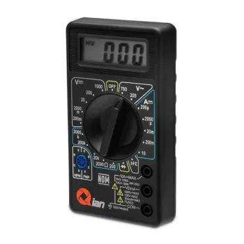 Multímetro Digital QIAN QAD-90011 - Pantalla LCD - QAD-90011