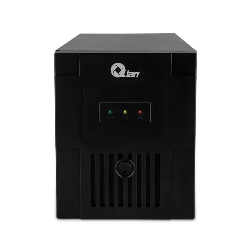 No Break/UPS QIAN QEI-1000-01 - 1000VA/600W - 4 Contactos - QEI-1000-01