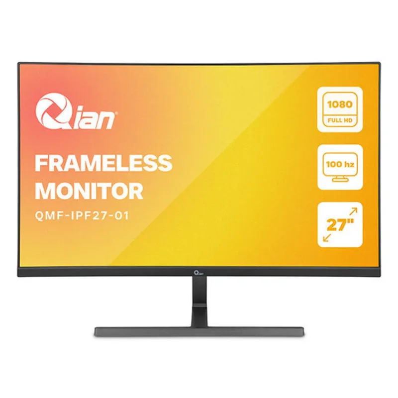 Monitor QIAN QMF-IPF27-01 - 27" - Full HD - HDMI - VGA - QMF-IPF27-01