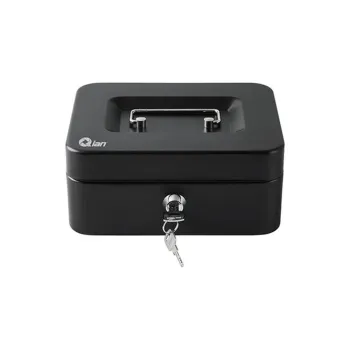 Cajon de Dinero QIAN QOC-143SK - 5 Billetes - 5 Monedas - Negro - QOC-143SK