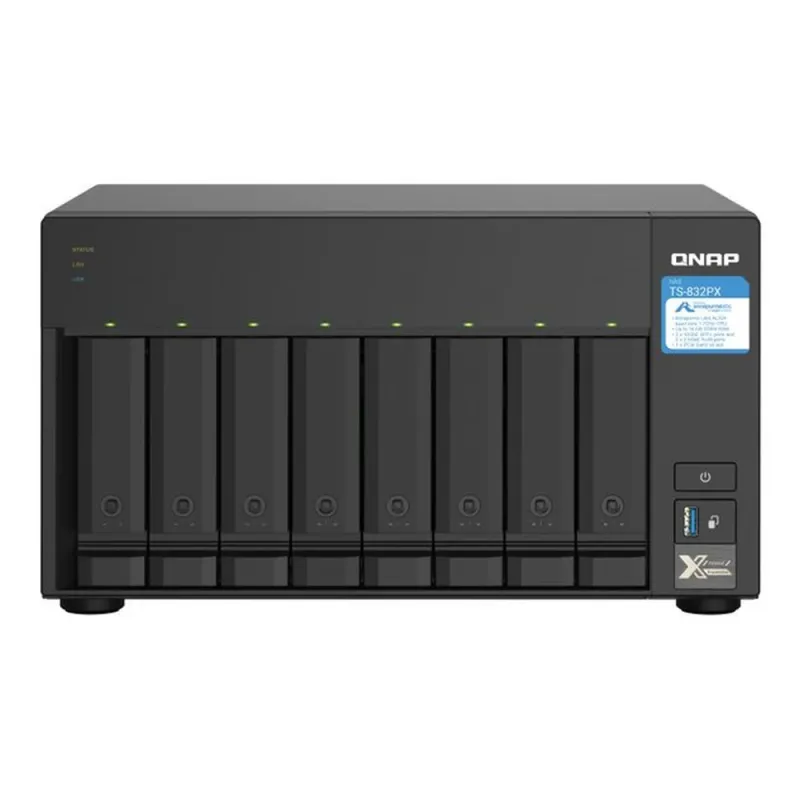 Sistema de Discos Duros NAS Qnap TS-832PX - 8 Bahías - TS-832PX-4G-US