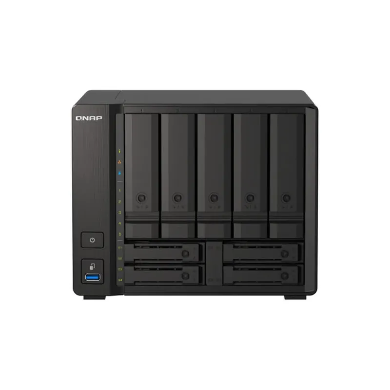 Sistema de Discos NAS Qnap TS-h973AX-8G-US - 9 Bahías - No Incluye Discos - TS-h973AX-8G-US