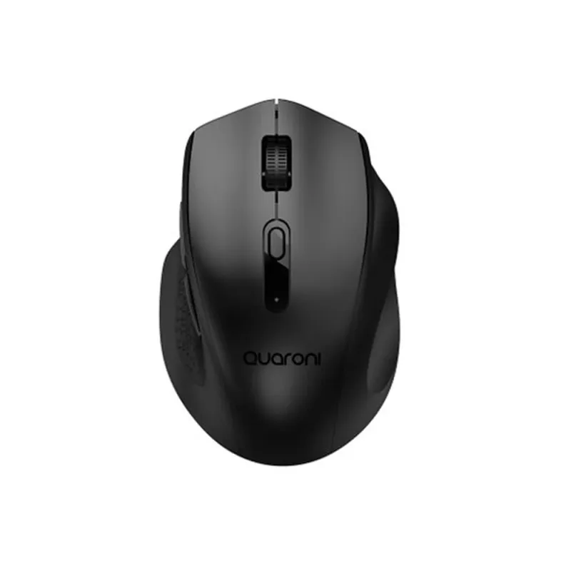 Mouse Quaroni MICTN1 - Inalámbrico - USB - Negro - MICTN1