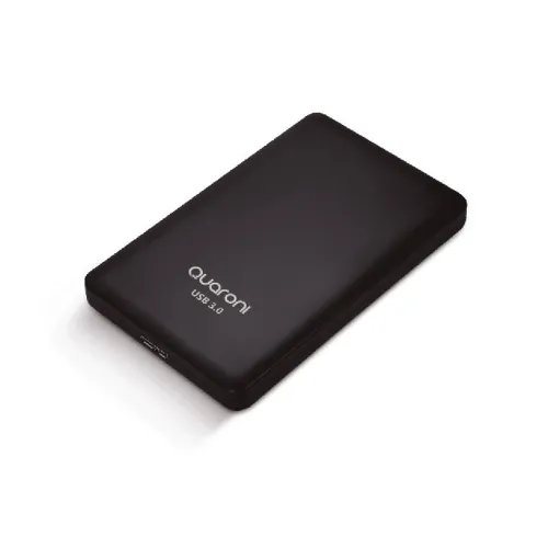 Gabinete Quaroni QE02 - 2.5" - HDD/SSD - USB 3.0 - Negro - QE02