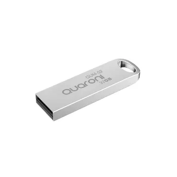 Memoria USB Quaroni QUM-02 - 32GB - USB 2.0 - Metálica - QUM-02