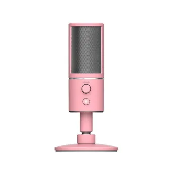 Micrófono Razer Seiren X - Alámbrico - USB - Rosa Cuarzo - RZ19-02290300-R3M1