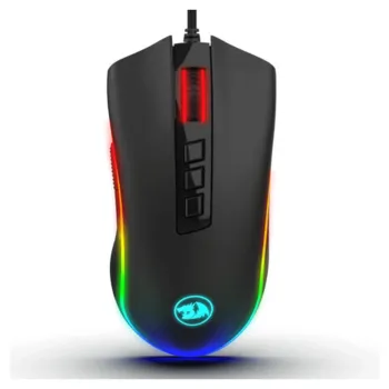 Mouse Gamer REDRAGON M711 COBRA CHROMA - Alámbrico - 8 Botones - Negro - RGB - M711