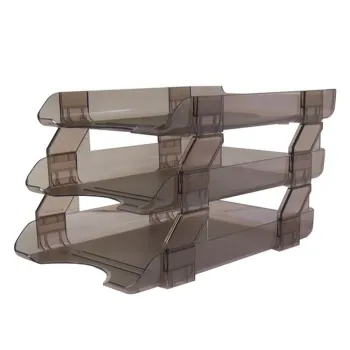 Charola Sablón 306.2536HU - Triple - Tamaño Carta - Vertical - Humo - 306.2536HU