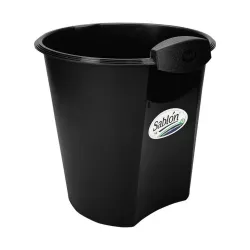 Cesto de basura Sablon 8005NE - 13L - Negro - 8005