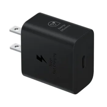 Cargador de Pared Samsung EP-T2510NBEGMX - 25W - USB-C - Negro - EP-T2510NBEGMX