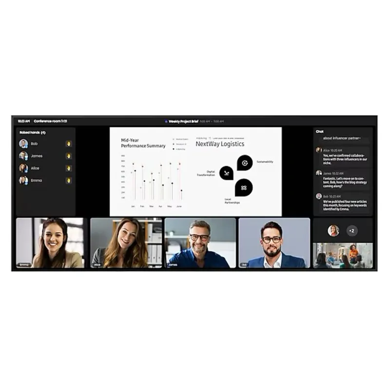 Monitor Profesional Samsung QPDX - 105" - 5K UHD - HDMI - USB - 24/7 - LH105QPD5BGXZA